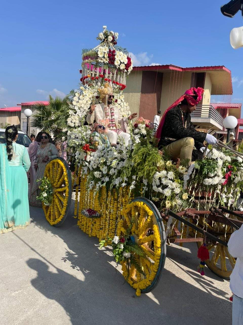 Flower Chariot or Buggi